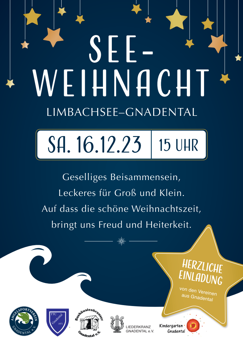 Plakat Seeweihnacht